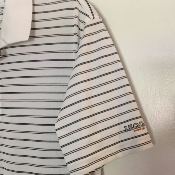 Izod.  Med.  Thin, lightweight, short sleeve polo - Picture 5 of 8